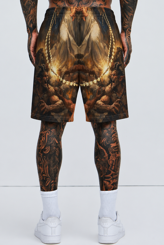 888 Dancing with Demonds Unisex mesh shorts