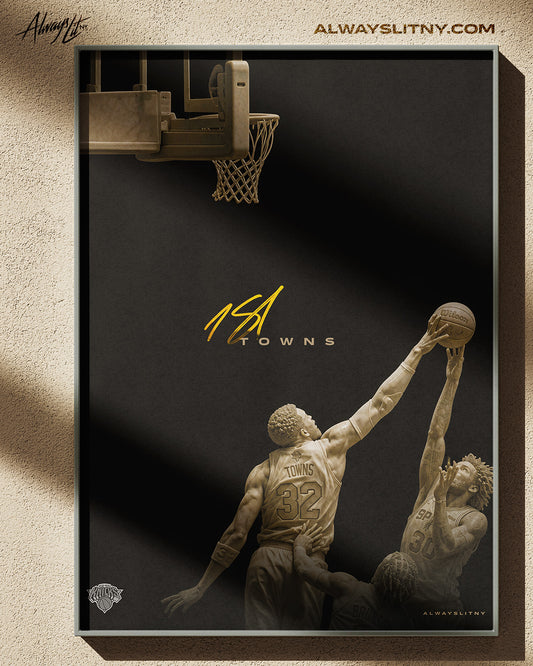 Karl-Anthony Towns #32 Poster